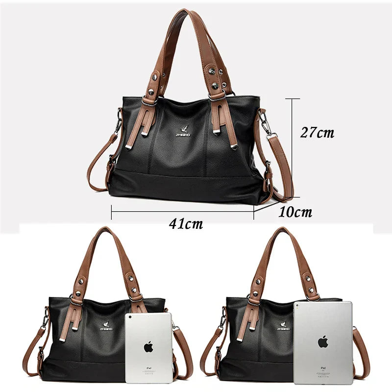 ChicElegance luxury leather shoulder bag