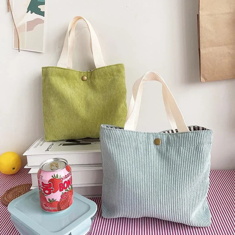 Corduroy shoulder bag - Nyla