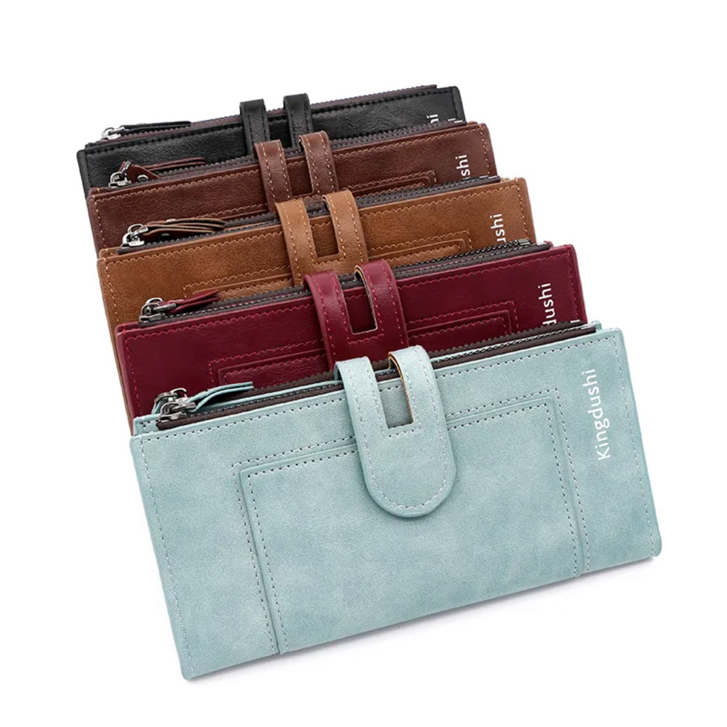 Long leather wallet | Practical and elegant