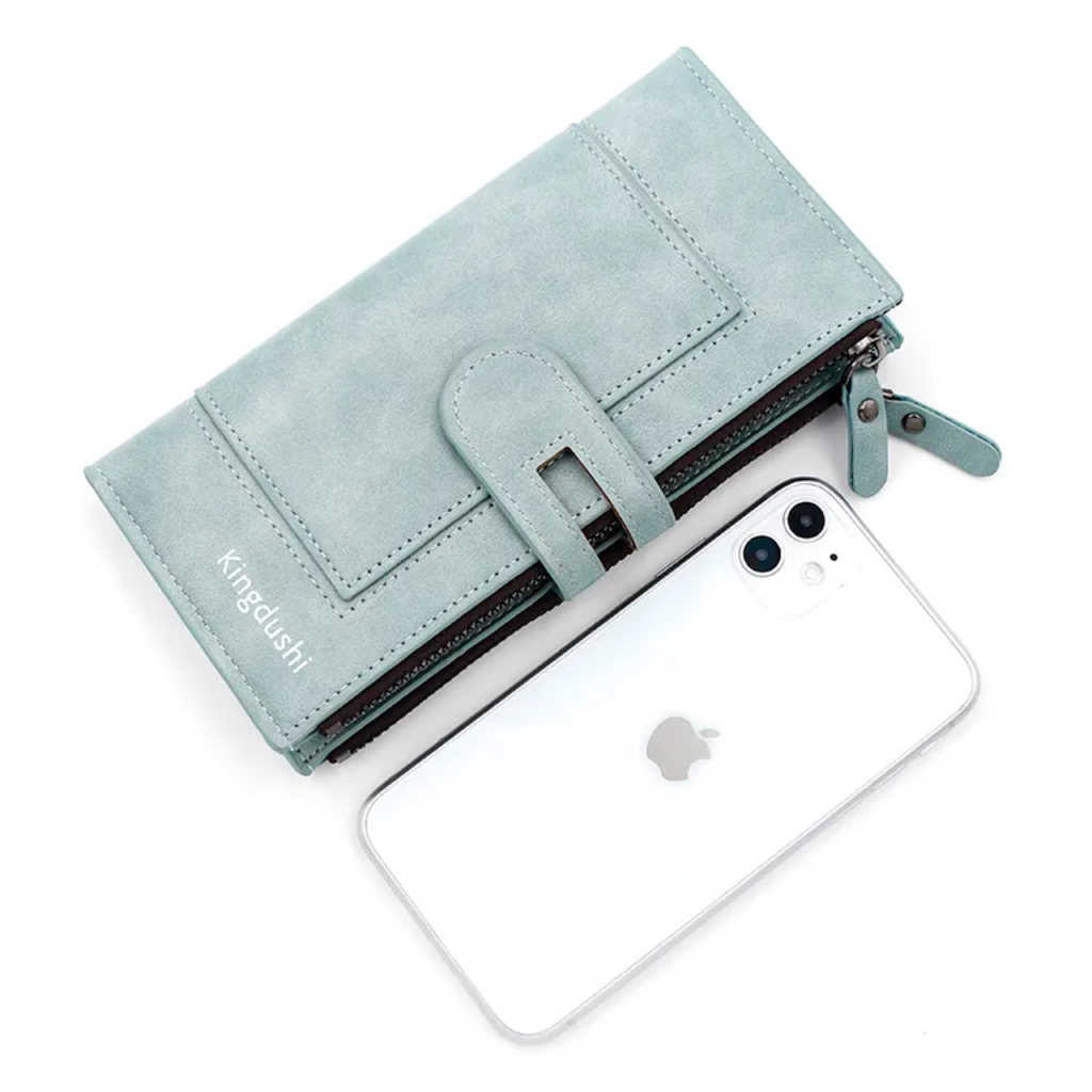 Long leather wallet | Practical and elegant