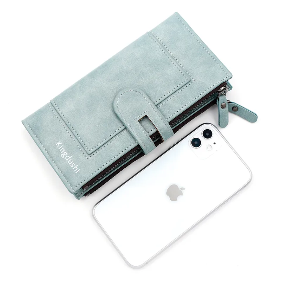 Long leather wallet | Practical and elegant