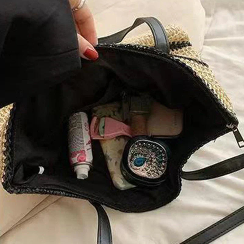 Claire's Bag | Summer straw shoulder bag