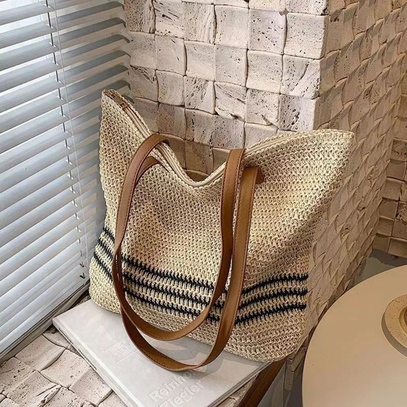 Claire's Bag | Summer straw shoulder bag