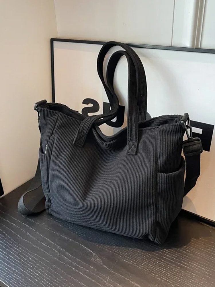 Tessa | Square Corduroy Shoulder Bag