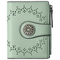 Women's RFID wallet with zip pocket - Claire