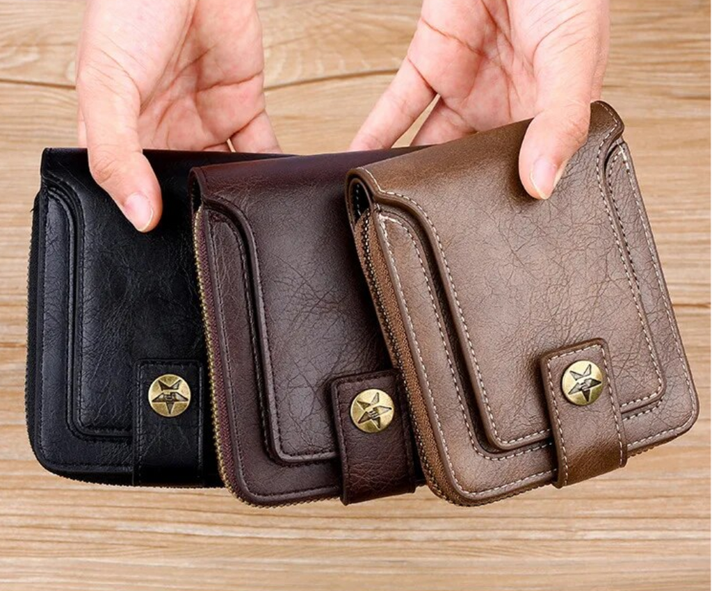 Vintage leather wallet | Classic and elegant