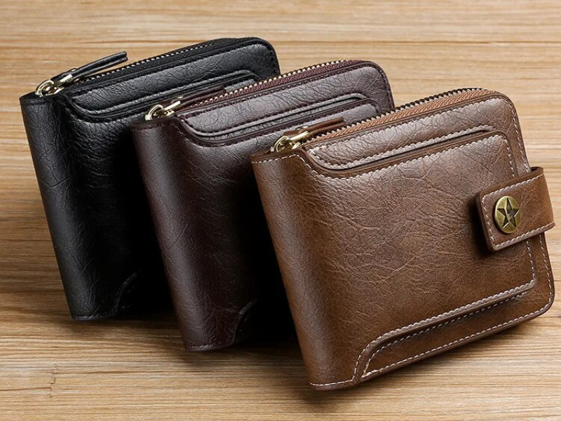 Vintage leather wallet | Classic and elegant