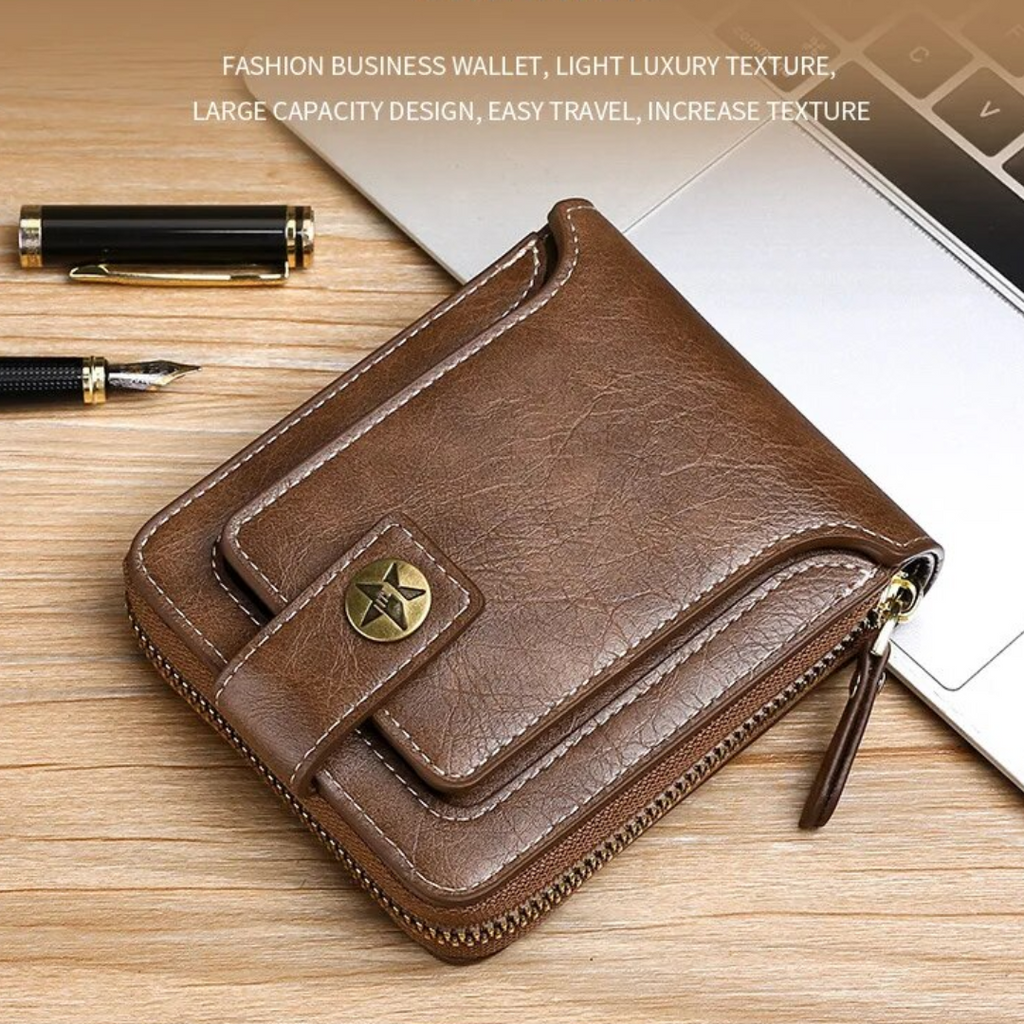 Vintage leather wallet | Classic and elegant