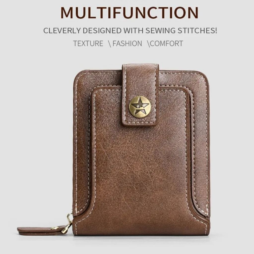 Vintage leather wallet | Classic and elegant