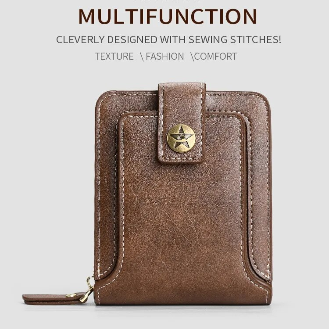 Vintage leather wallet | Classic and elegant