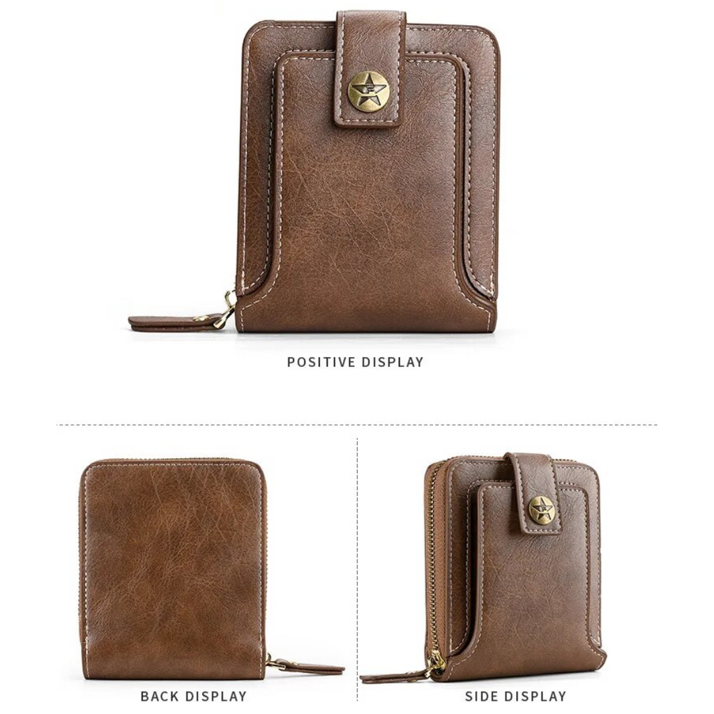Vintage leather wallet | Classic and elegant