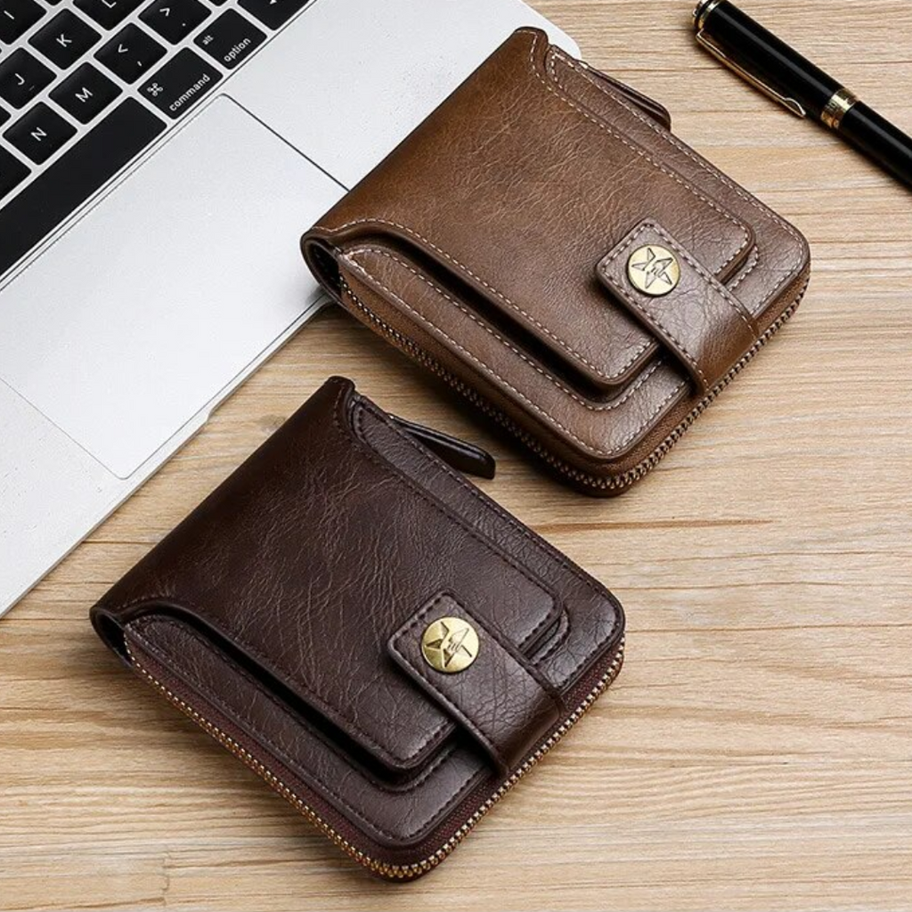 Vintage leather wallet | Classic and elegant