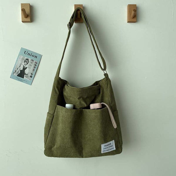 Corduroy shoulder bag - Tarina
