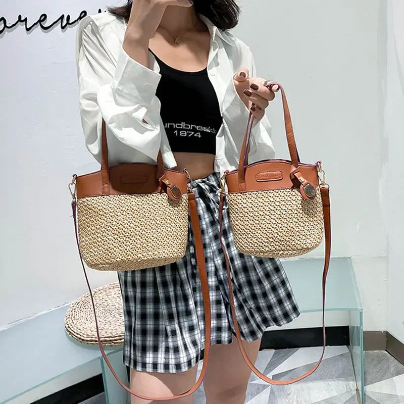 Valerie | Women's shoulder bag with woven pattern