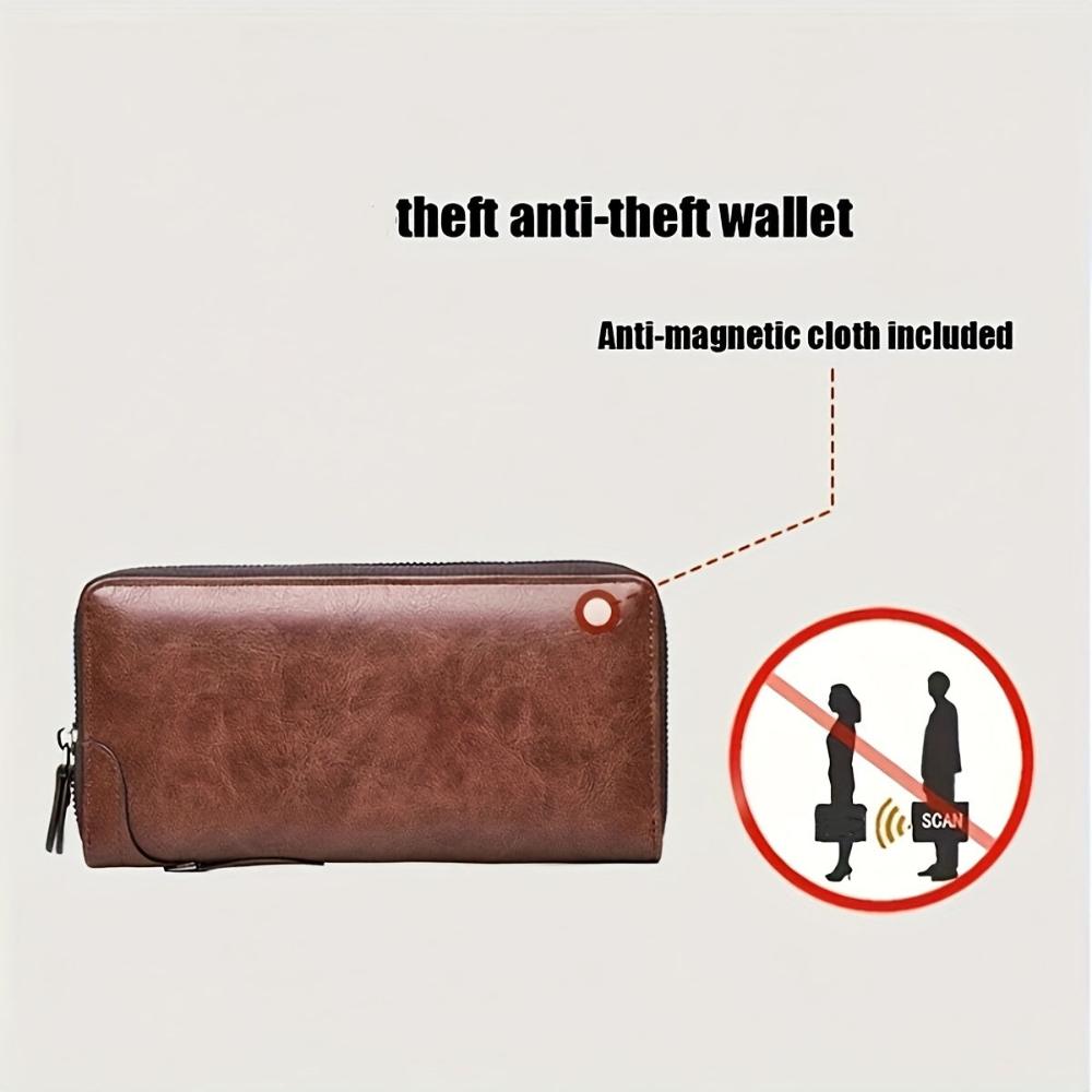 Women's Anti Theft Wallet - RFID Zip Clutch