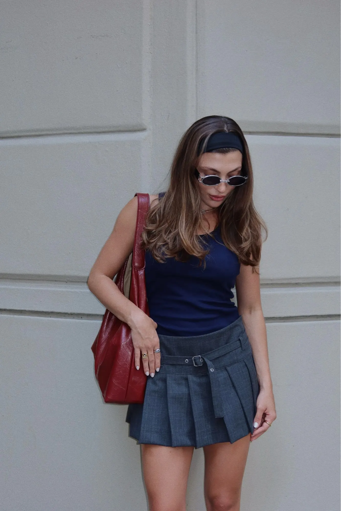 Classic leather handbag - Dael