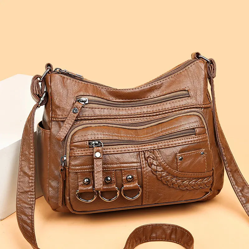 Ayla - Elegant vintage-style vegan leather handbags