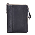 Compact wallet with double zipper closure | Practical and elegant