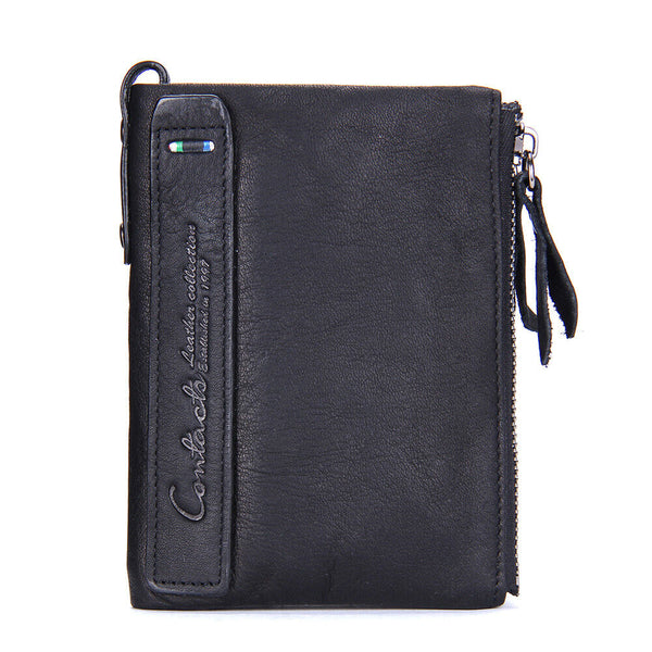Compact wallet with double zipper closure | Practical and elegant