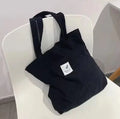 FemmeJet - Trendy corduroy shoulder bag