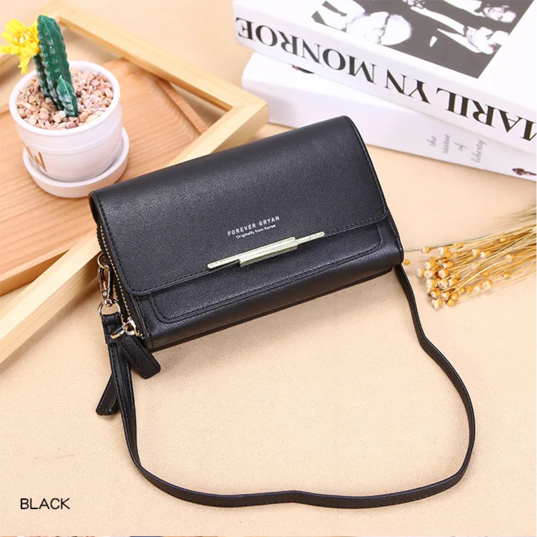 Classic vegan leather handbag