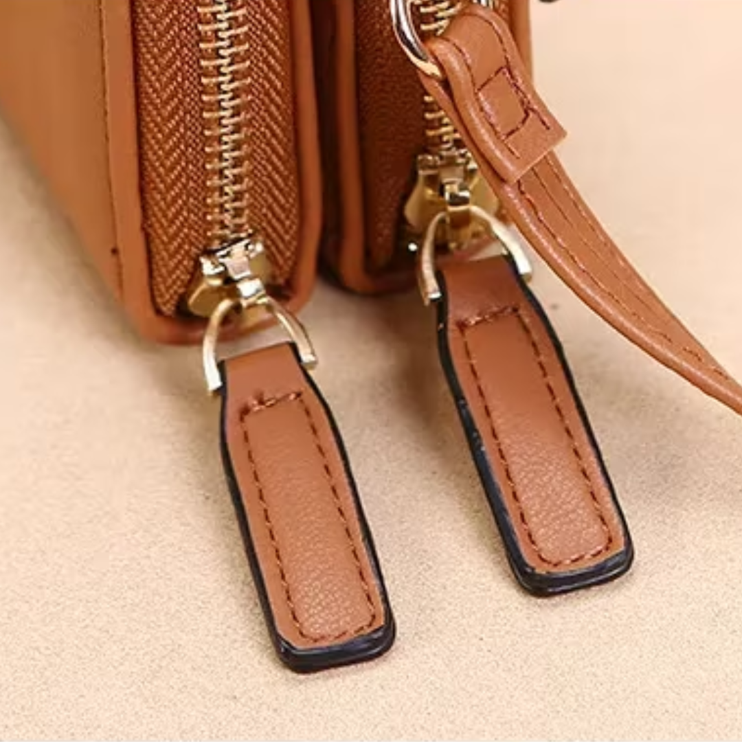Classic vegan leather handbag