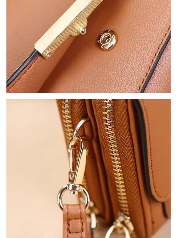 Classic vegan leather handbag