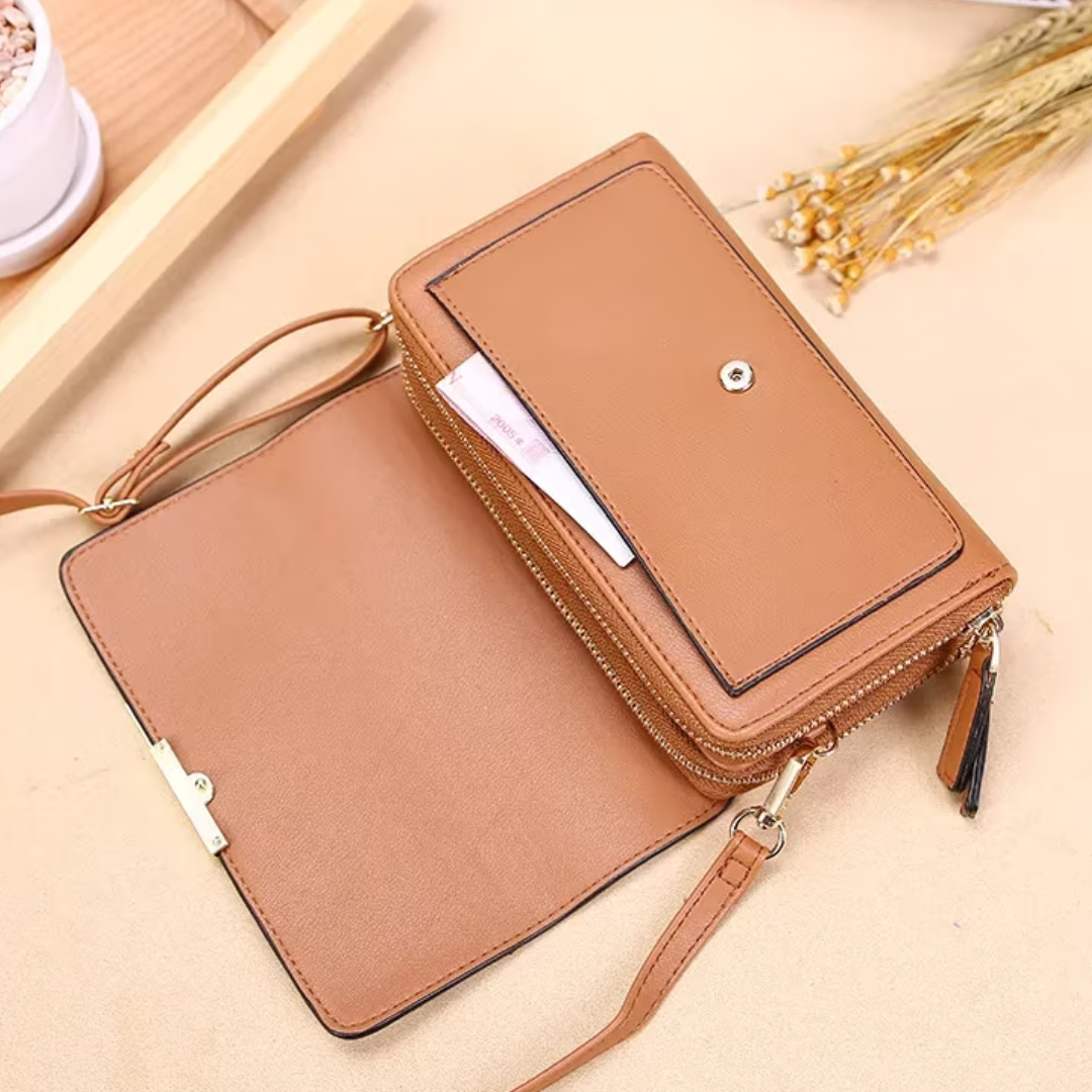 Classic vegan leather handbag