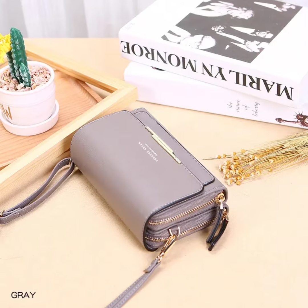Classic vegan leather handbag