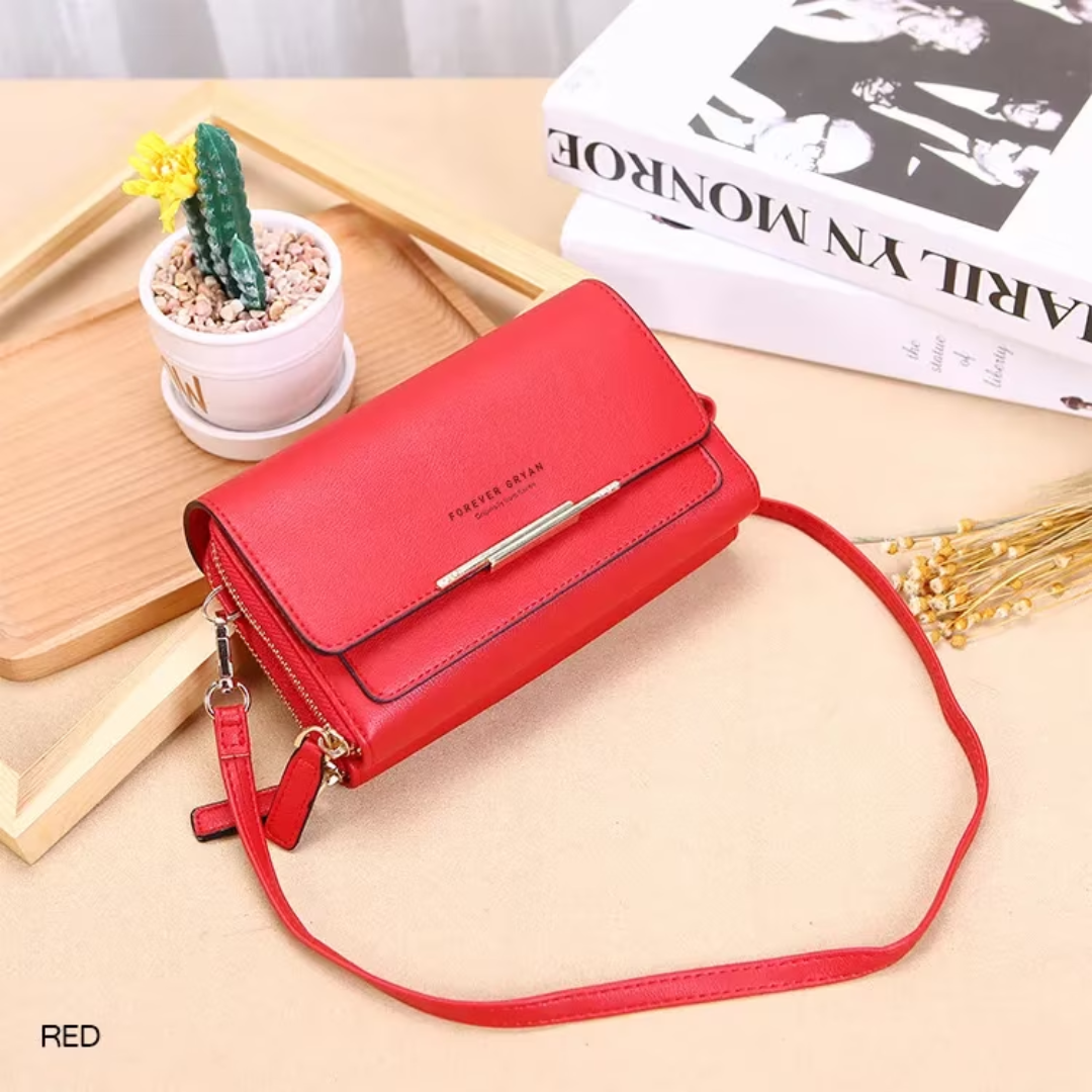 Classic vegan leather handbag