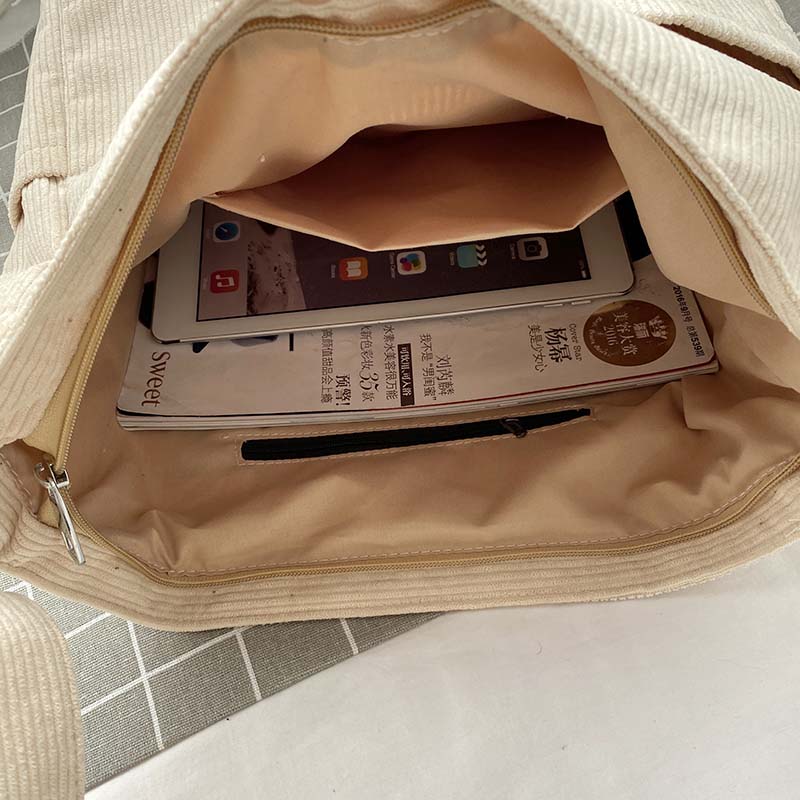 Corduroy shoulder bag - Tarina