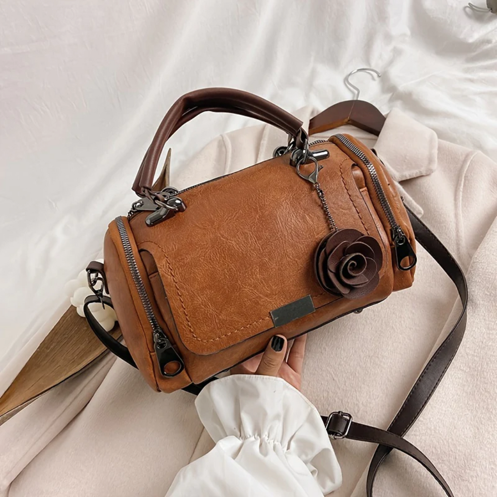 Sofie - Vintage leather handbag for women - Elegant and durable