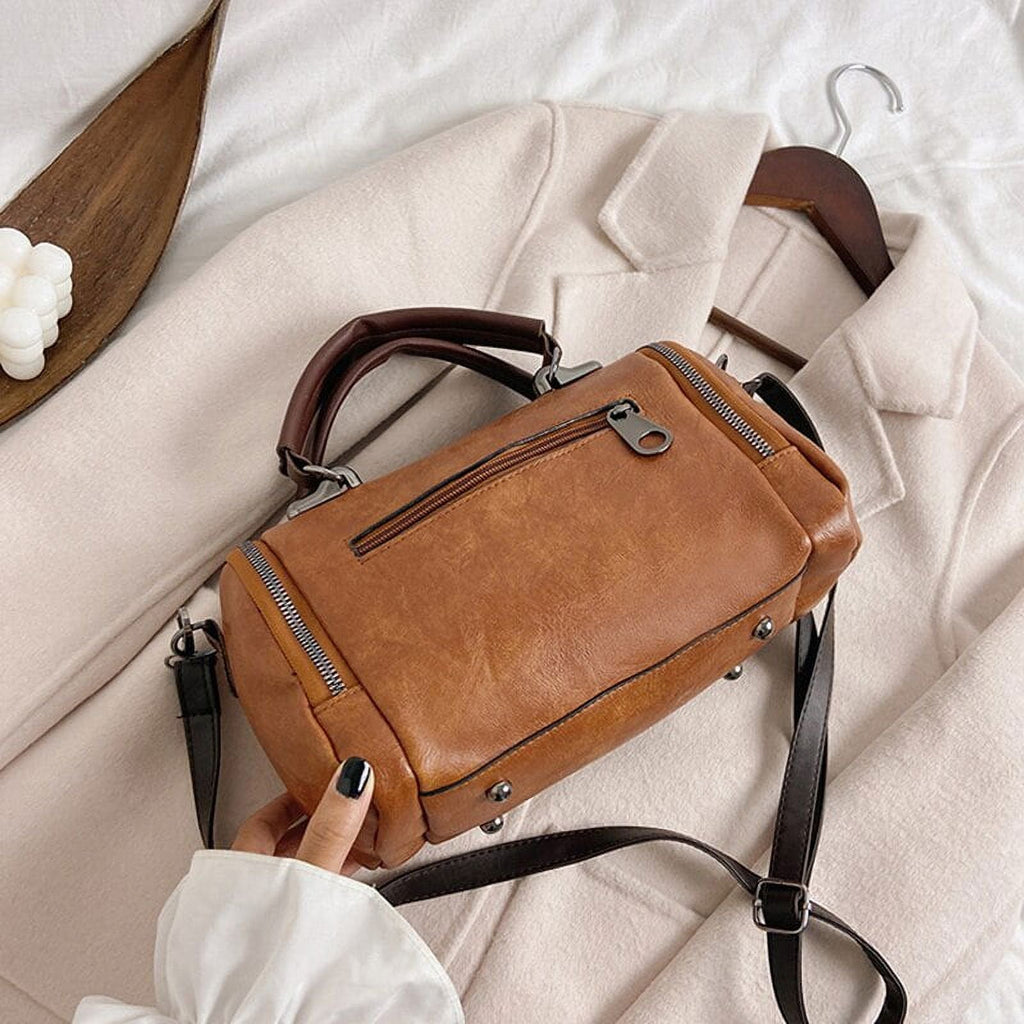 Sofie - Vintage leather handbag for women - Elegant and durable