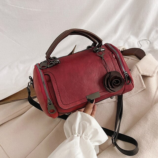 Sofie - Vintage leather handbag for women - Elegant and durable