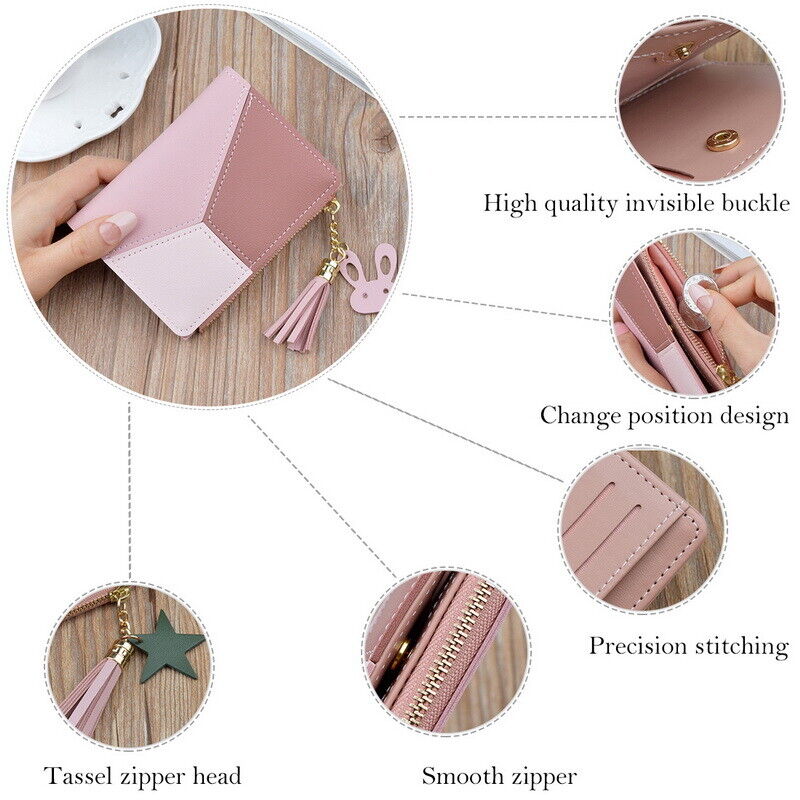 Small wallet with pompom zipper | Elegant and functional