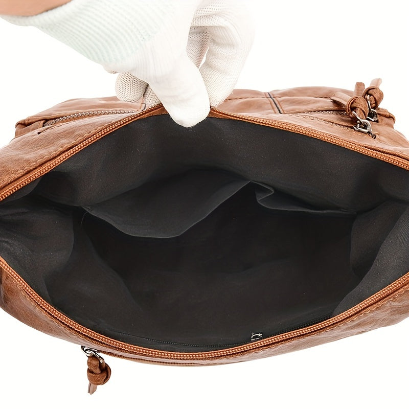 Muriel - Vintage leather shoulder bag