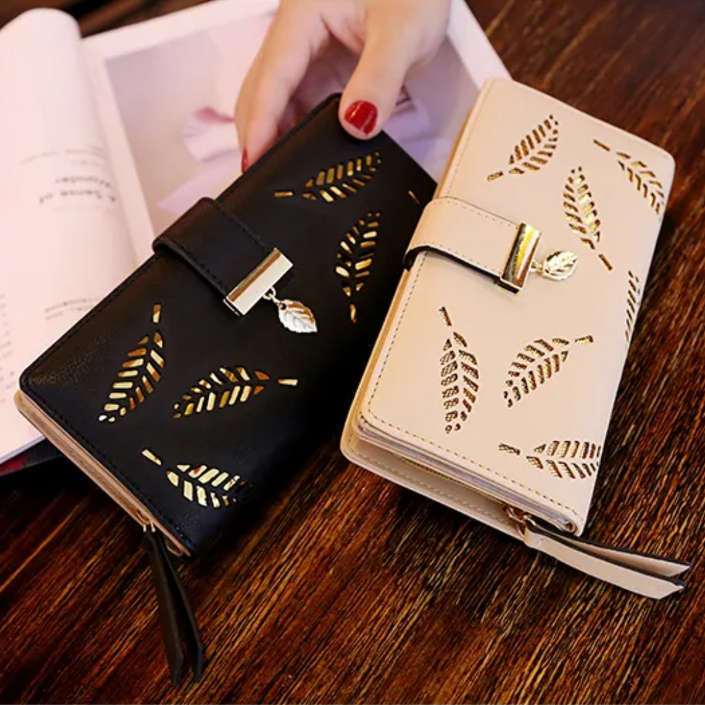 wallet with gold leaf | Trendy and practical