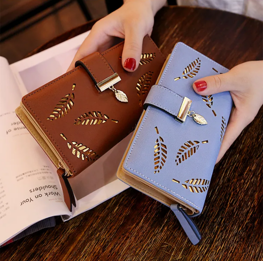 wallet with gold leaf | Trendy and practical
