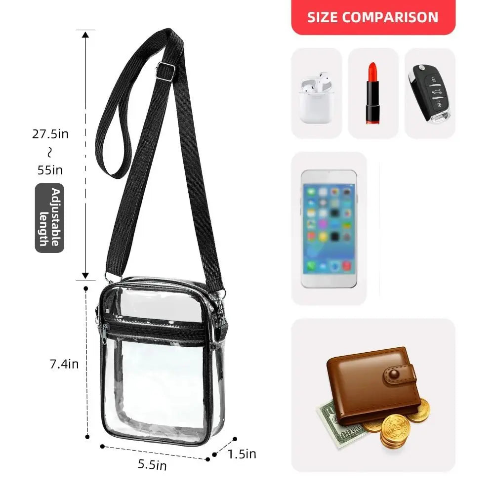 CHLOE - Transparent shoulder bag for concerts