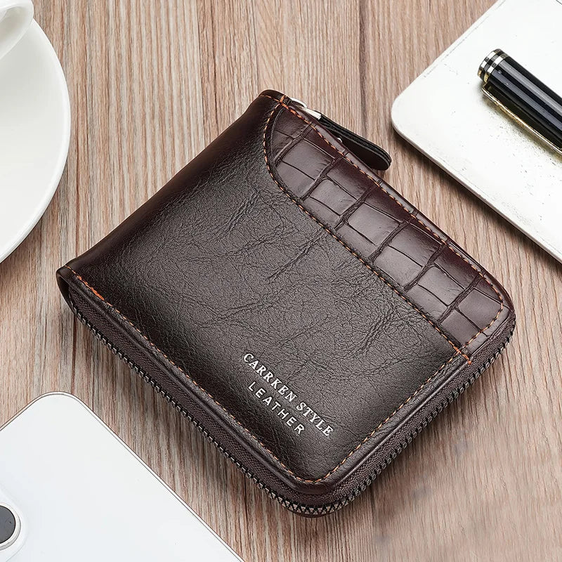 MIDGE - Zippered wallet for men