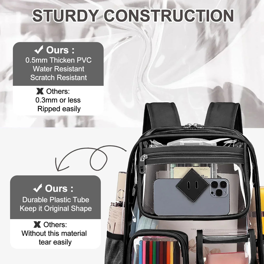 ClearStar - Superstar transparent backpack