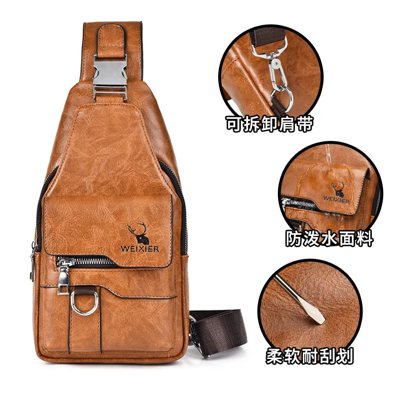 Stana | Elegant leather shoulder bag