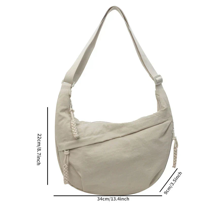 PRISMA - Trendy nylon shoulder bag