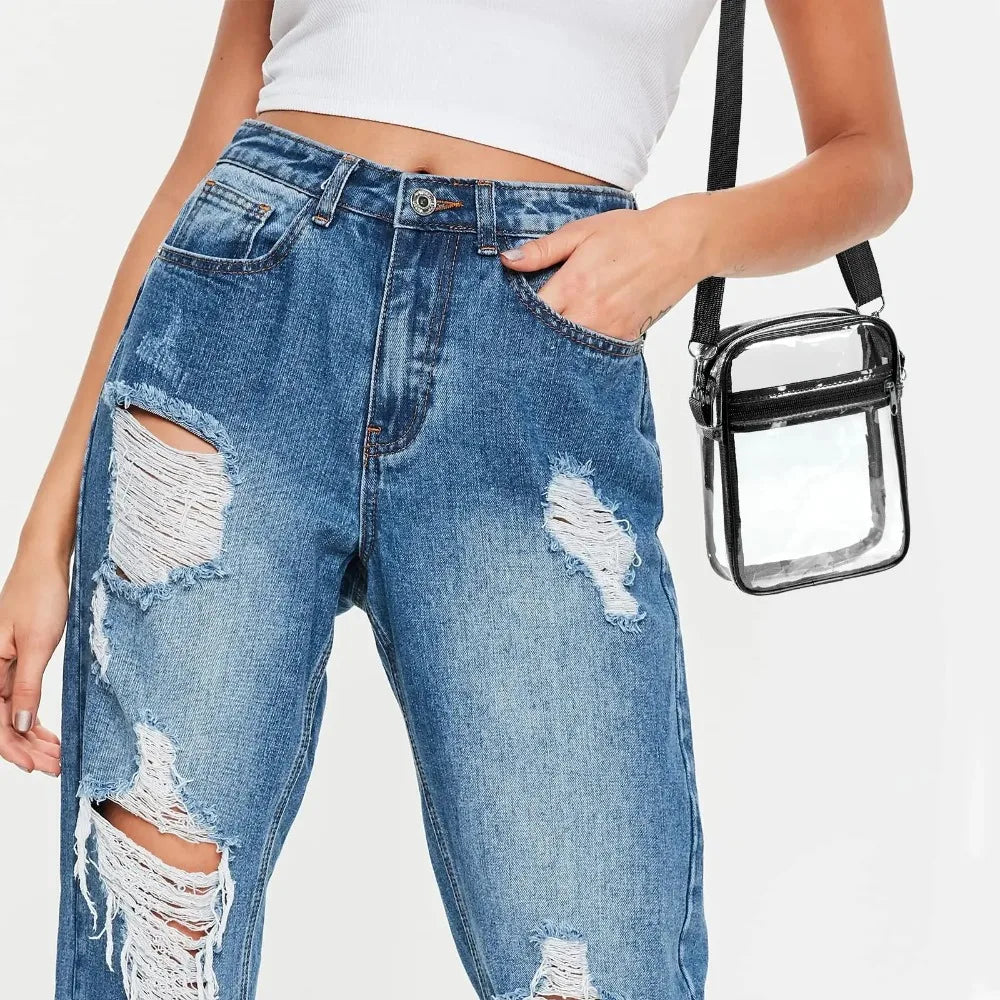 CHLOE - Transparent shoulder bag for concerts