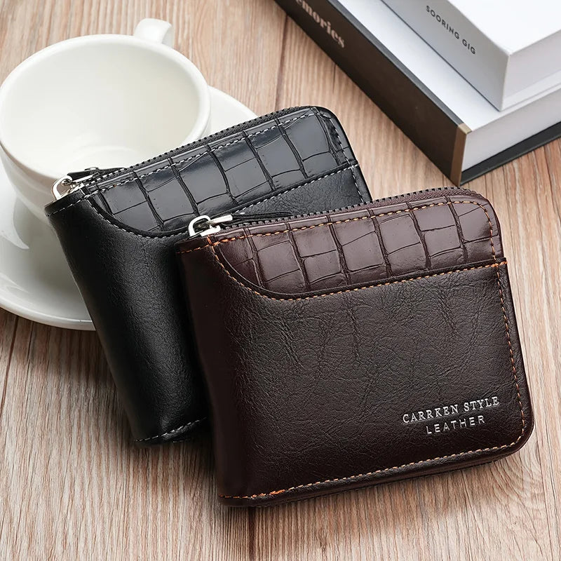 MIDGE - Zippered wallet for men