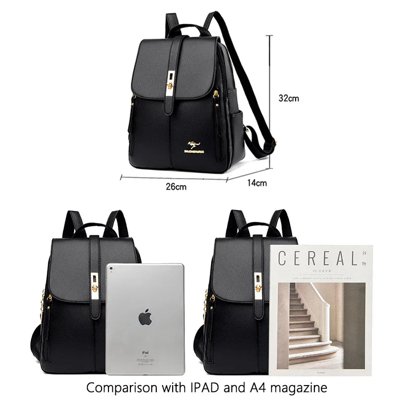 DREAMY- Elegant leather backpack for women