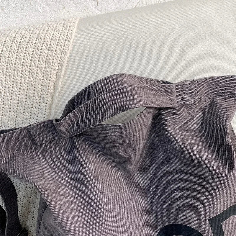 Luna | Large canvas bag for women - MOOD