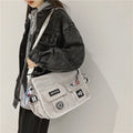 Zip & Trip - Trendy nylon shoulder bag