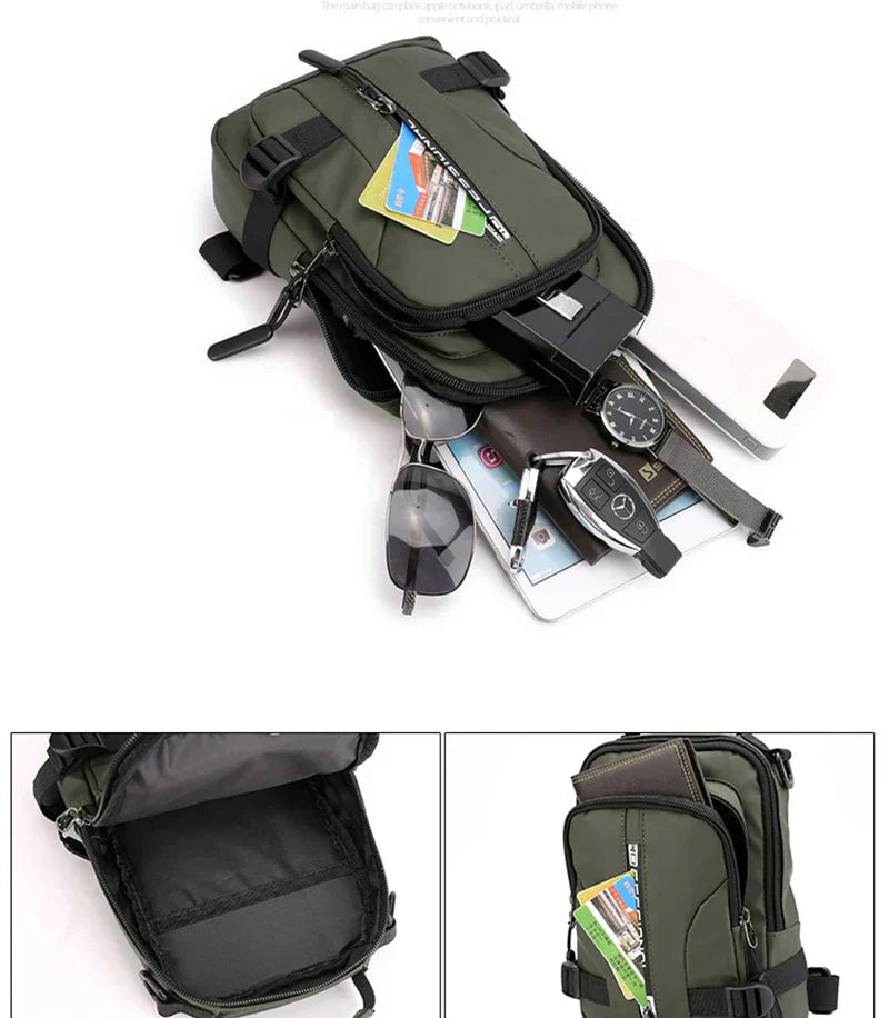 CarryOnCue - Shoulder bag for men