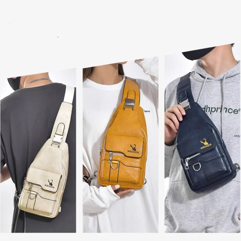Stana | Elegant leather shoulder bag